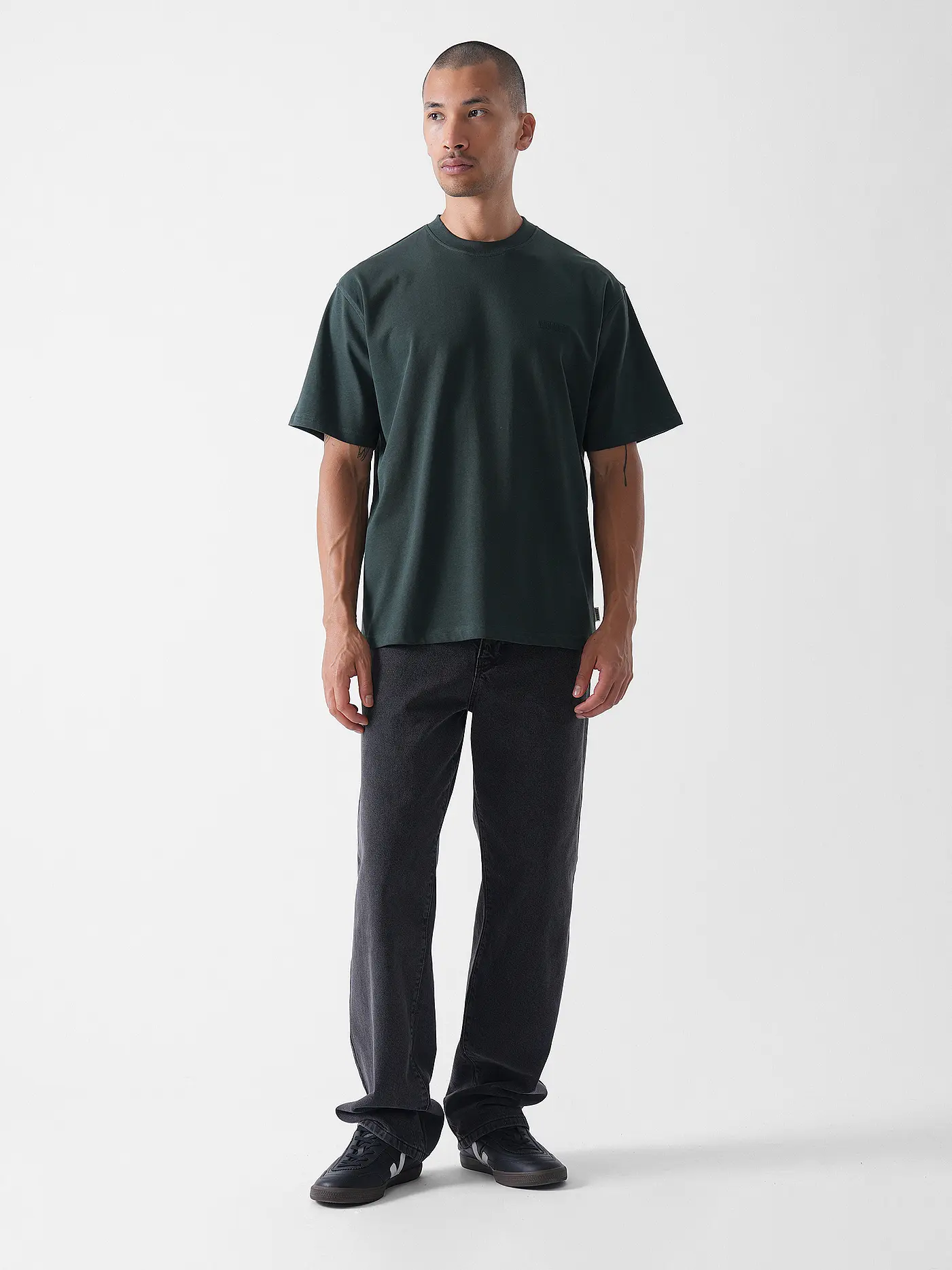 WOODBIRD | T-Shirt WBBAINE | dunkelgrün